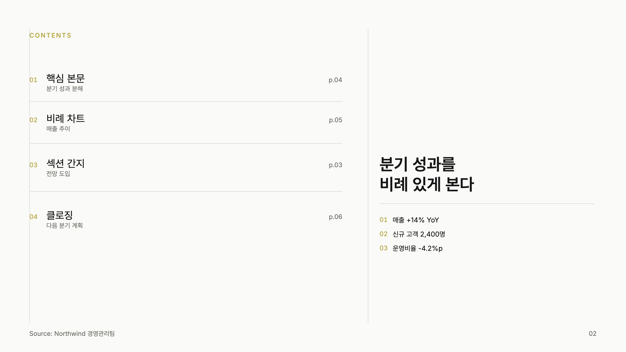 목차