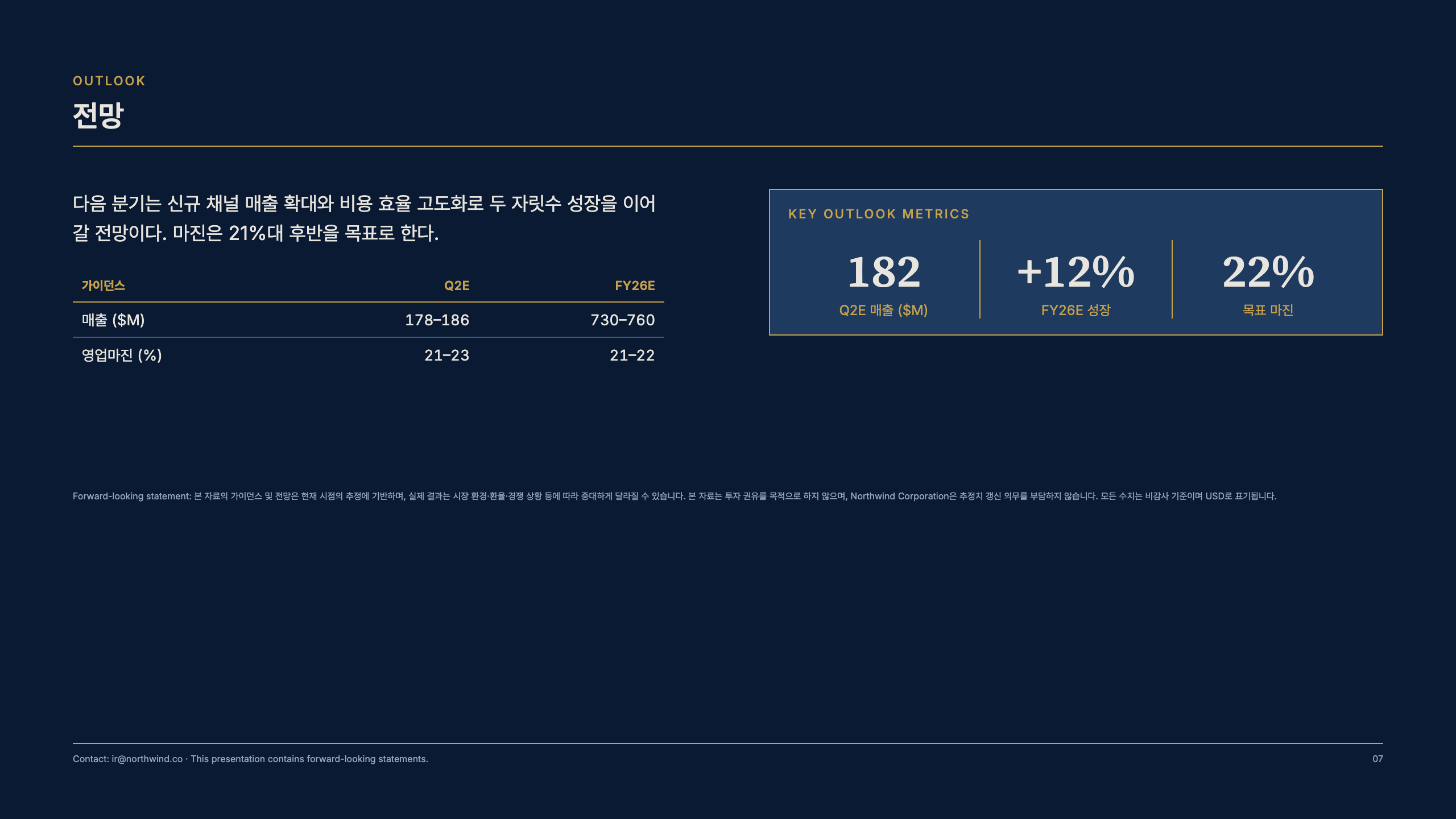 전망·디스클레이머 클로징